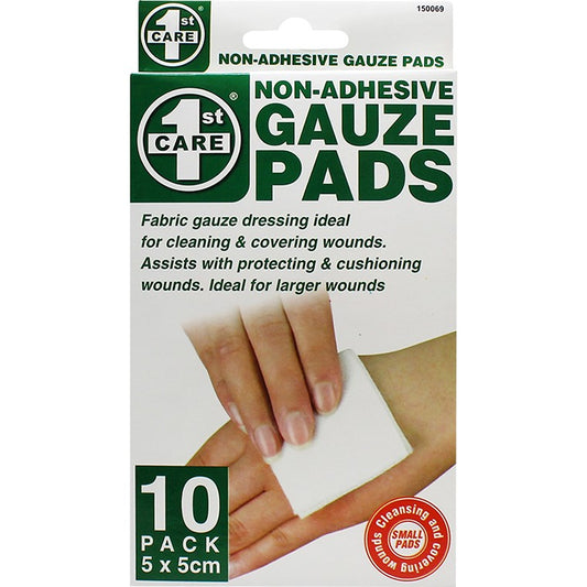 Gauze Pads, 10pk