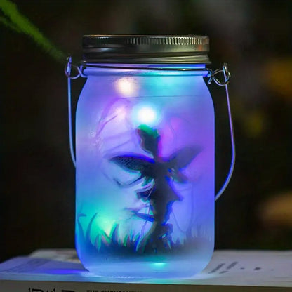 Solar Fairy Light in Jar