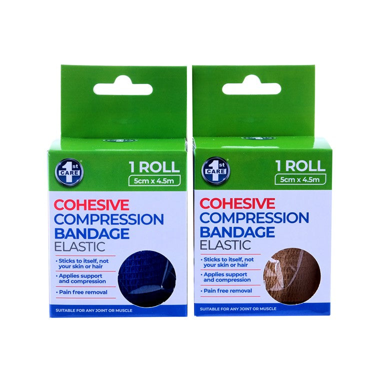 Cohesive Compression Bandage, 1pc, Asstd