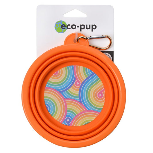 Travel Bowl Collapsible, Rainbow