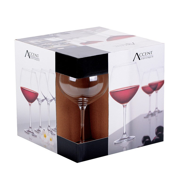 Red Wine Glass 455ml, 4 pk