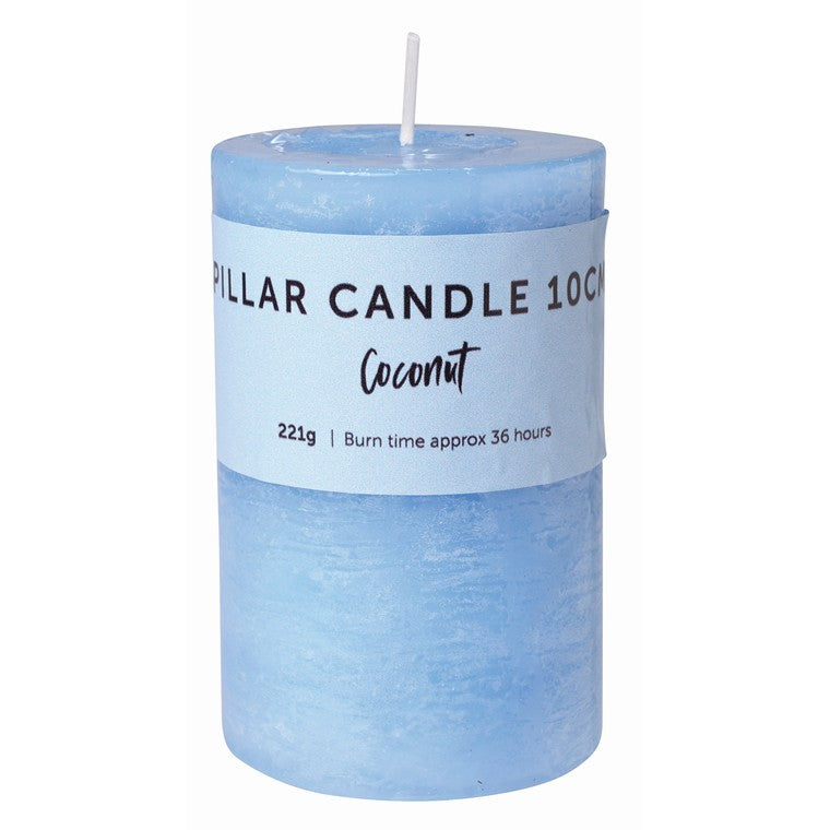 F&M Pillar Candle Coconut, 10cm