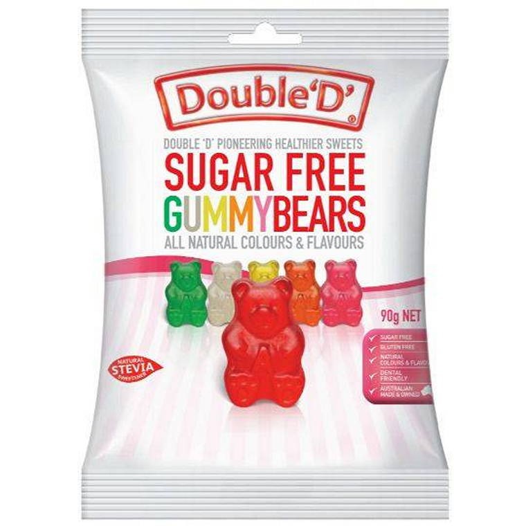 DD Sugar Free Gummy Bears, 90gm