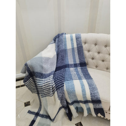 Mohair Throw Blanket, Asstd