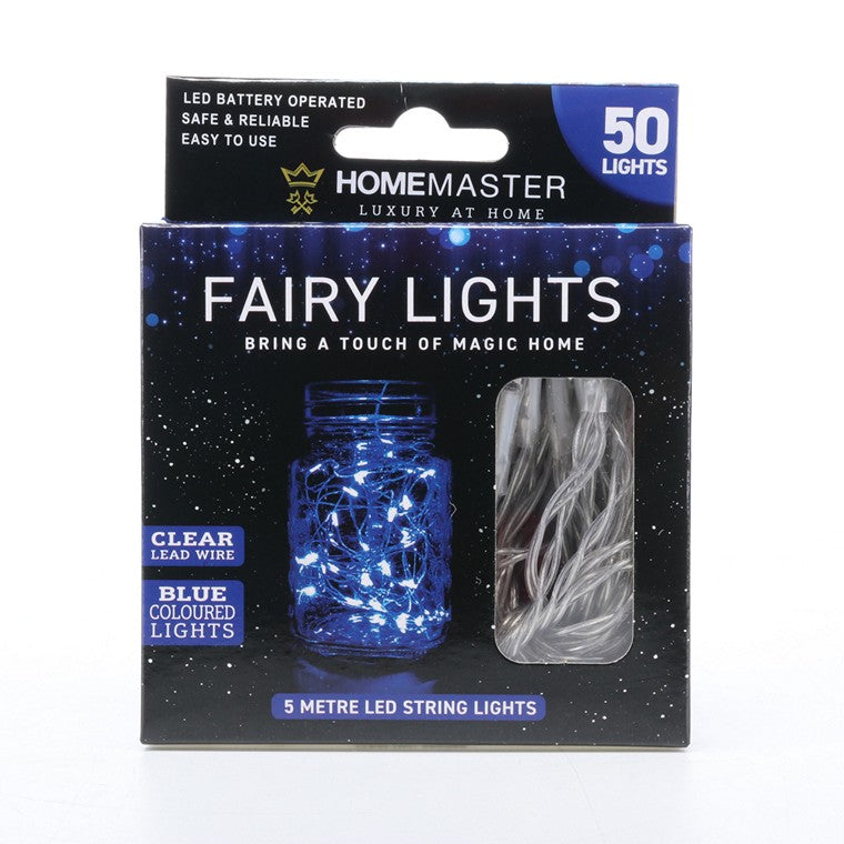 Fairy Lights, Blue, 5m