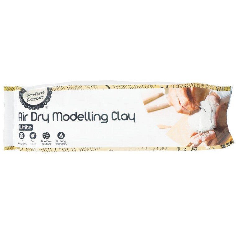 Modelling Clay, White, 2kg