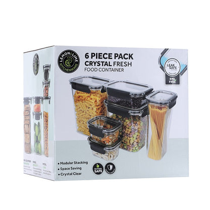 L&L Crystal Fresh Container Set, 6pce