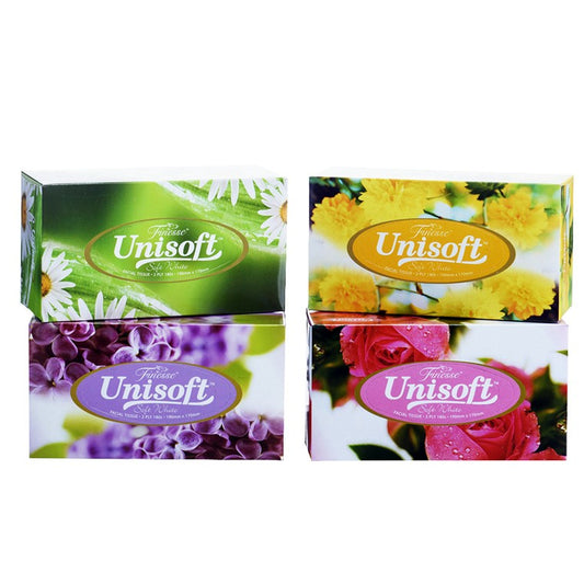 Unisoft Facial Tissue, 2 ply, 160 sheets