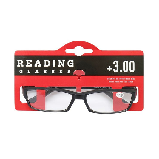 Reading Glasses Matt Frame  +3.00, 4 Asstd Colours
