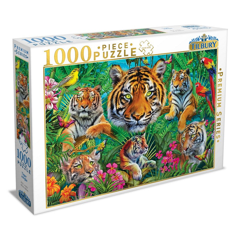 Tilbury Tiger Jungle Puzzle 1000pce