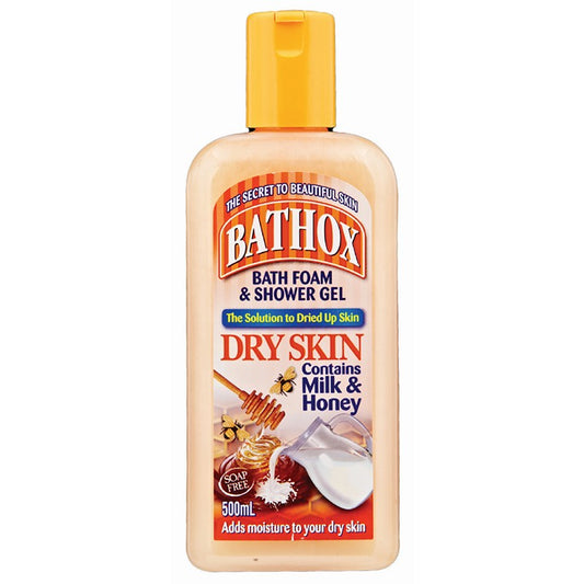 Bathox Milk & Honey Bath & Shower Gel, 500ml