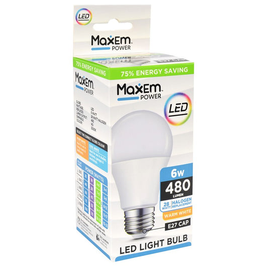 Maxem Bulb LED, Warm White, E27