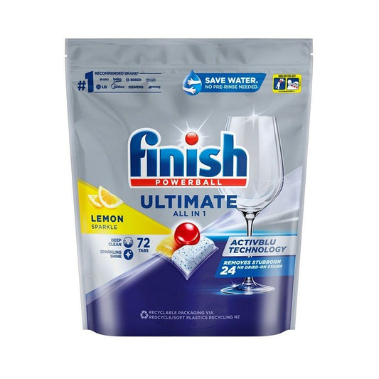 Finish Powerball Quantum Dishwashing Tablets, Lemon, 72pk