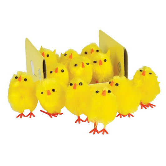 Easter Yellow Chicks ,3.5cm ,6pk