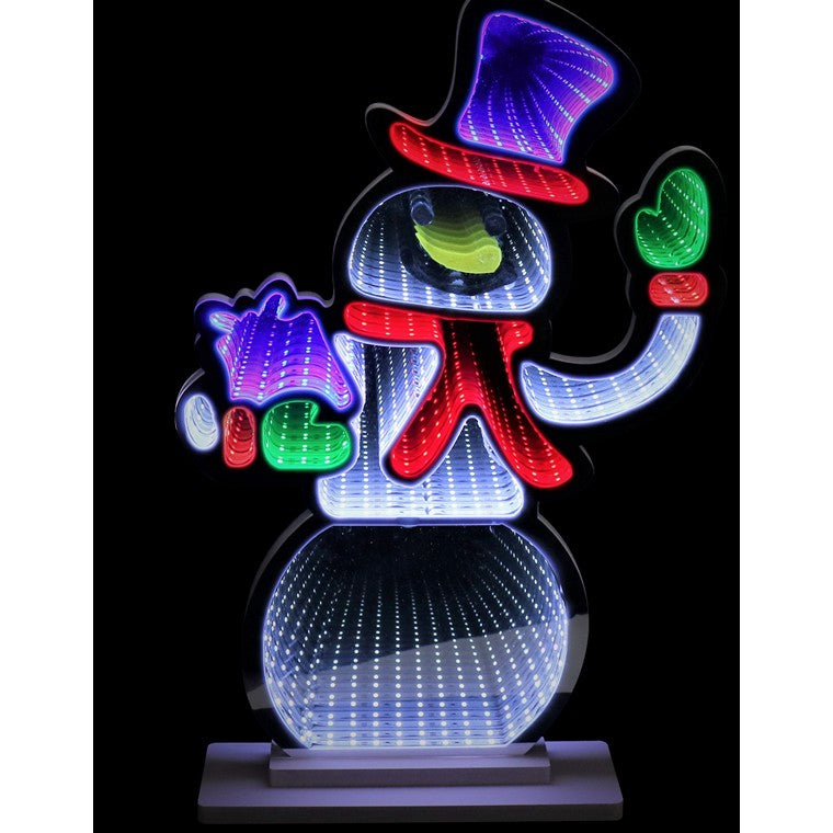 LED Infinity Snowman Light