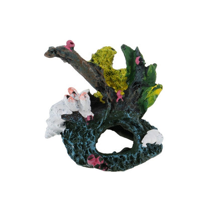 Aquarium Ornament w/ Coral, Asstd