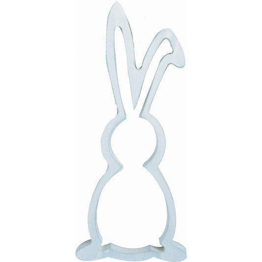 Easter Wood Bunny Deco