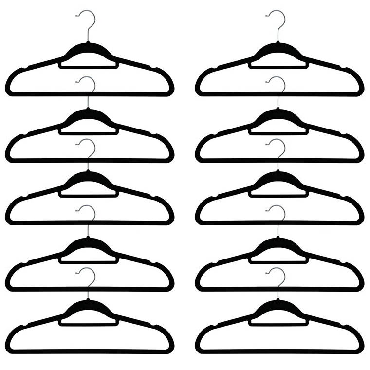 Velvet Hangers, 10pk, 44.5cm