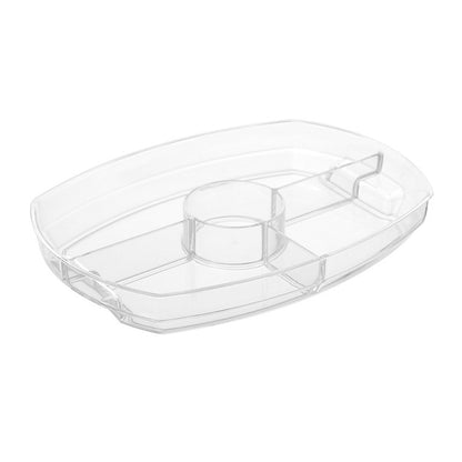 L&L Crystal Chilled Serving Platter