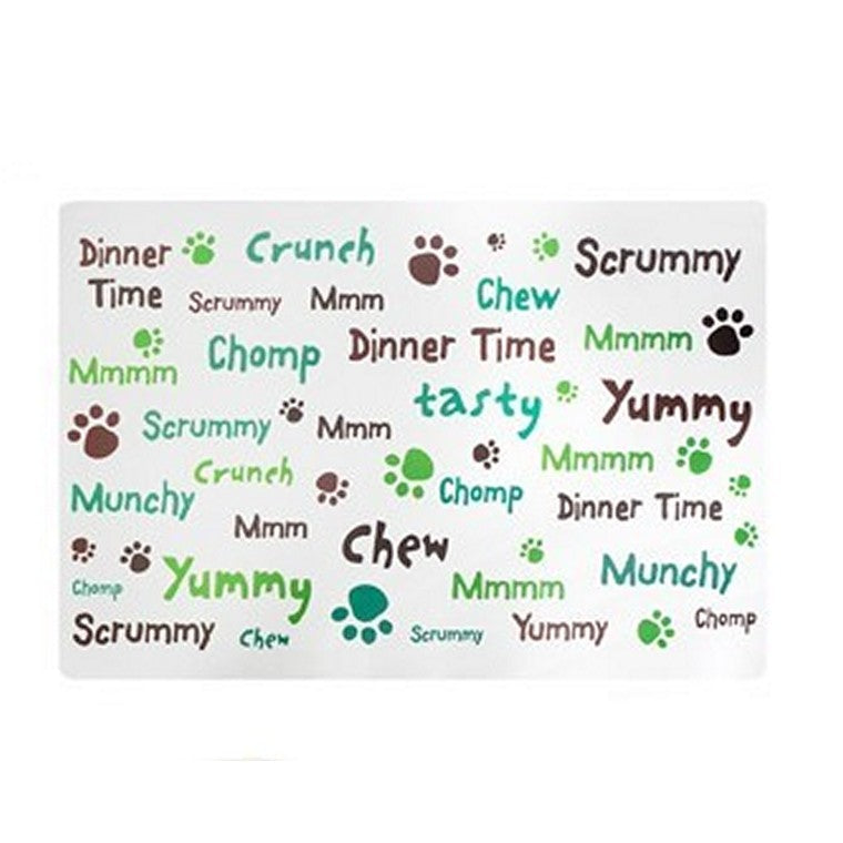 Pet Food Mat, 40x59cm, 4 Asstd Designs