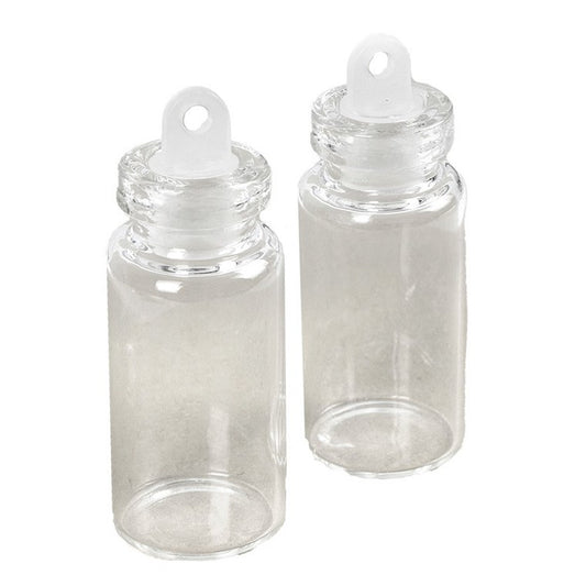 Mini Glass Jars w/ Stoppers, 8pk