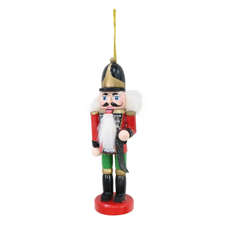 Hanging Nutcracker, 12.5cm, Asstd