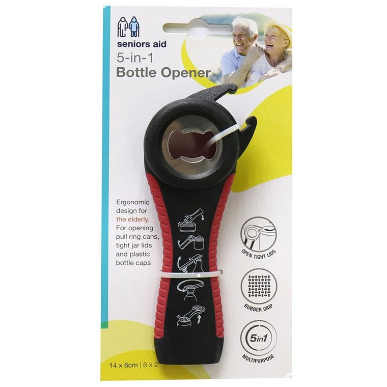 Multi-Use Bottle Opener, 5 in 1