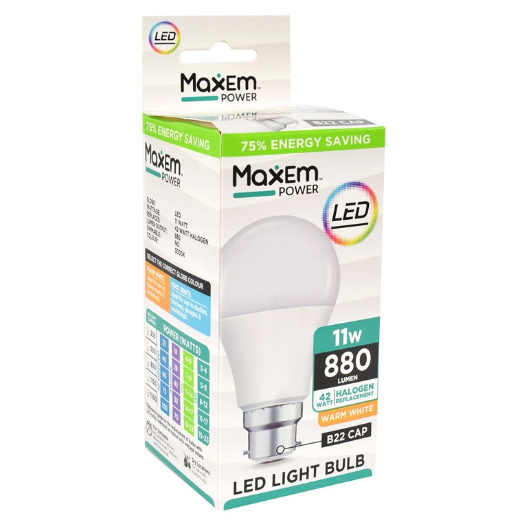 Maxem Bulb LED, Warm White, E27