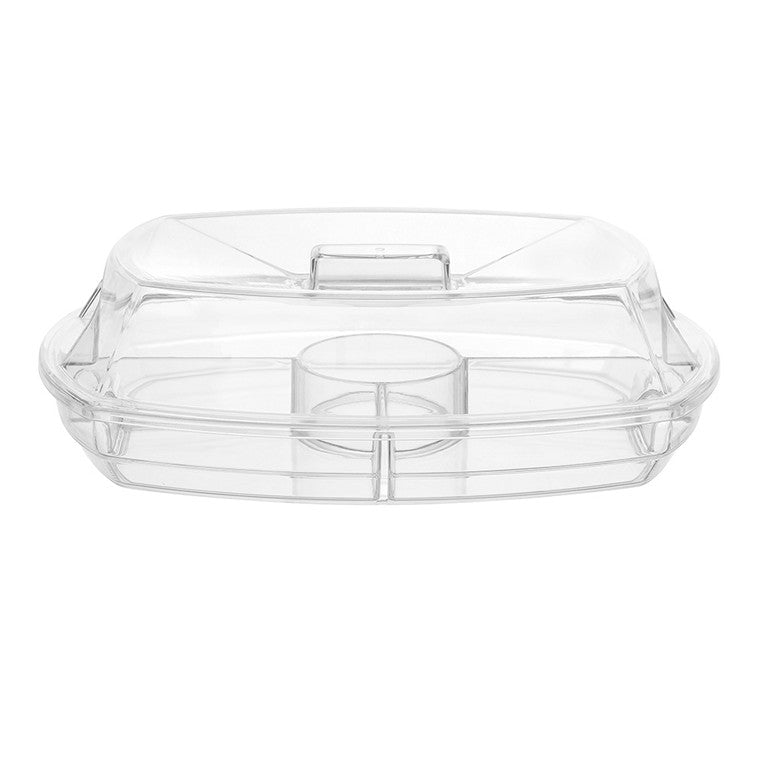 L&L Crystal Chilled Serving Platter