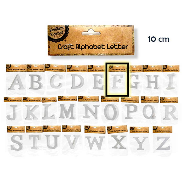 Alphabet Letters, F, 10cm