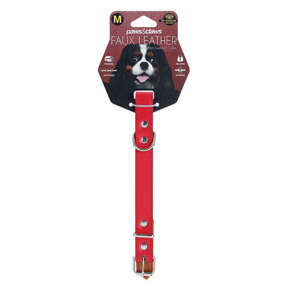 Premium Original Padded  Dog Collar, Medium, 4 Asstd Colours