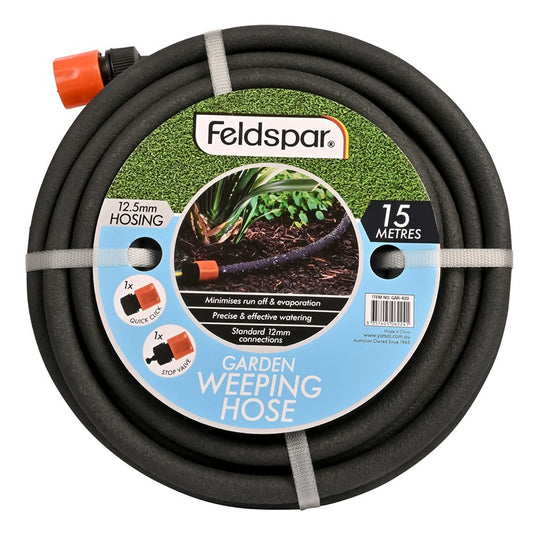 Weeping Hose, Black, 12.5mmX15Mtr