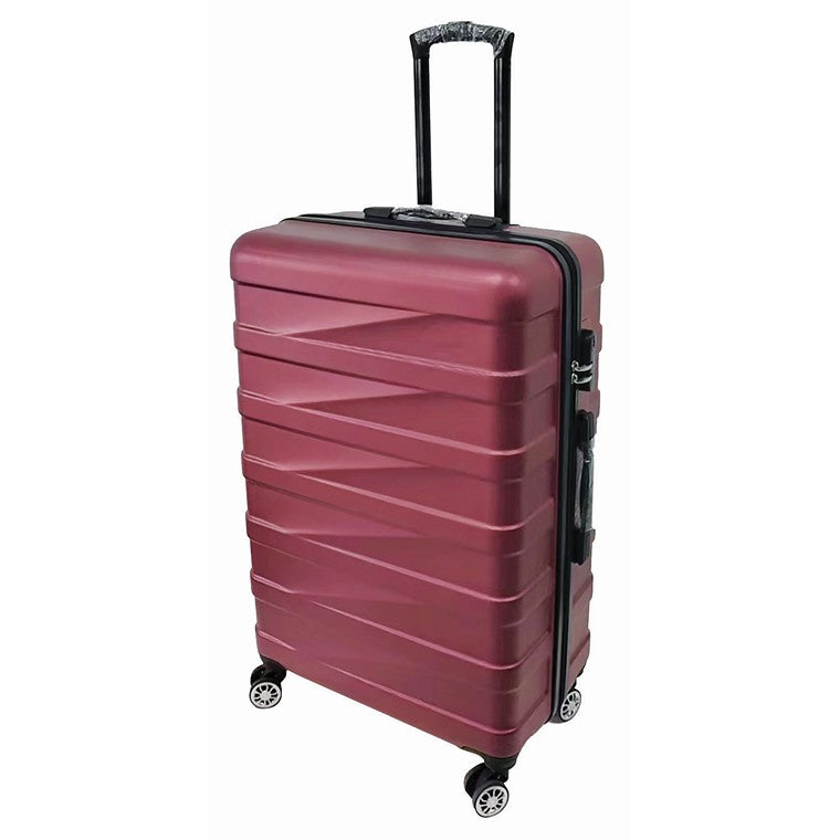 Akio Trolley Luggage, Burgundy, Small