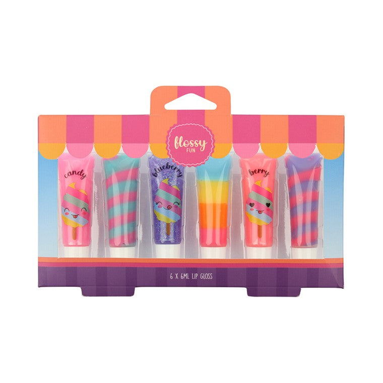 Flossy Fun Lipgloss, 6pc