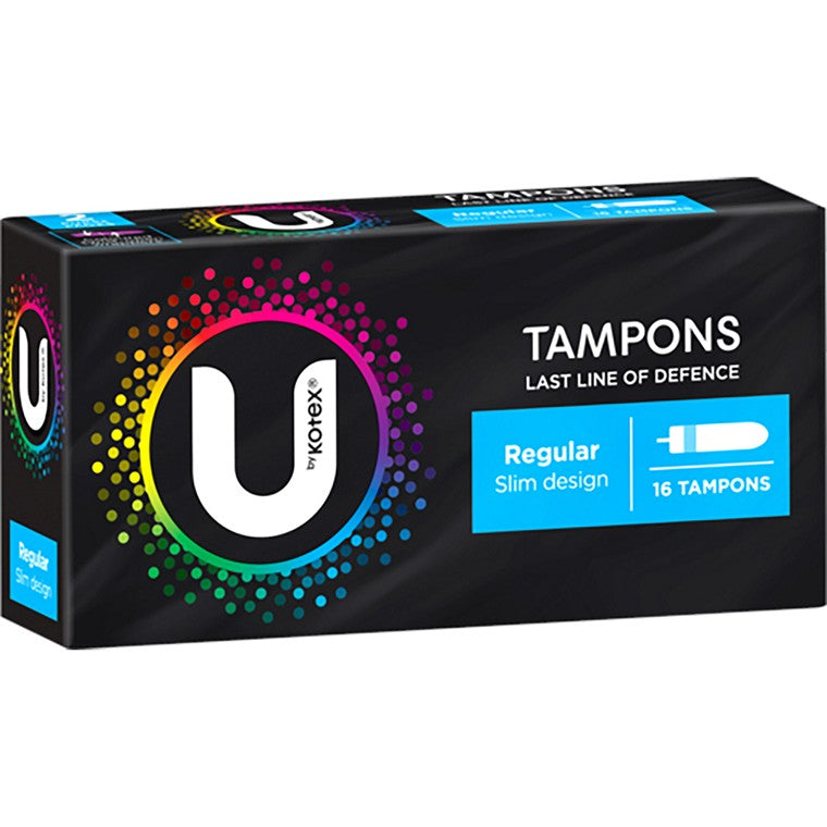 U by Kotex, Regular Tampons, 16pk