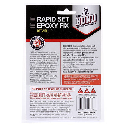 Rapid Set Epoxy Fix, 2pk