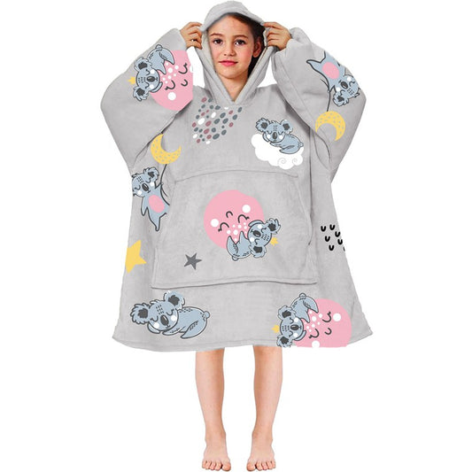 Girls Cuddle Hoodie, Cute, 4 Asstd Designs