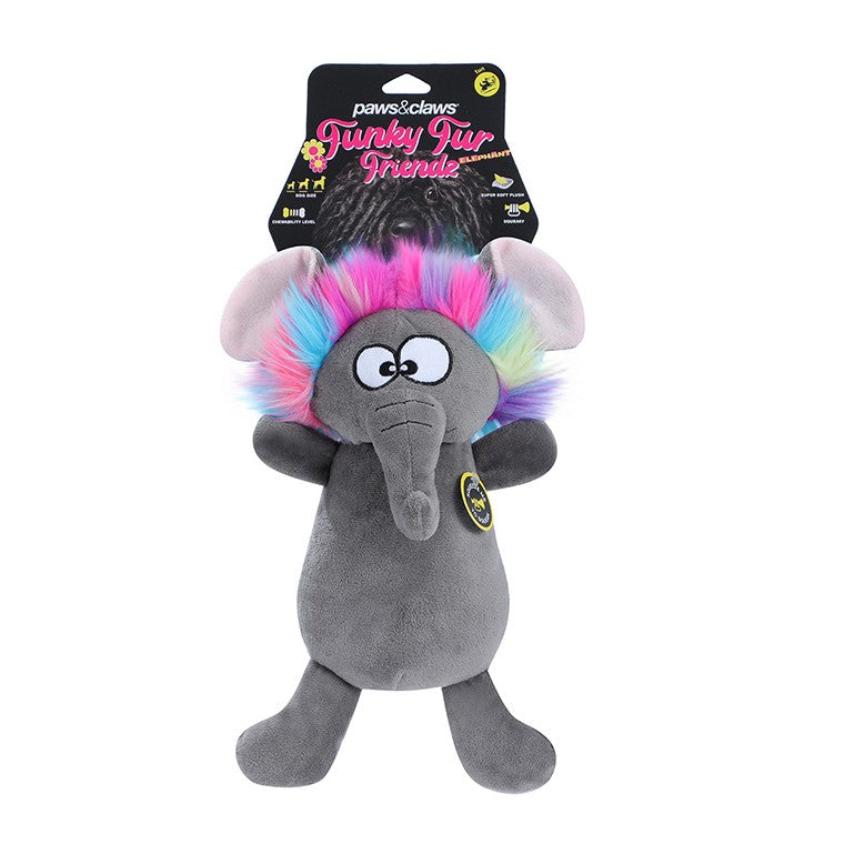 Funky Fur Friendz, Plush Elephant