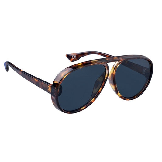 Plastic Aviator Sunglasses, Tortoise