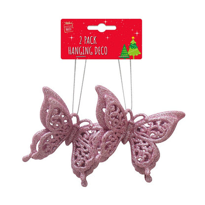 Hanging Glitter Deco, 2pk, Asstd