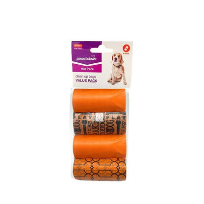 Clean Up Bags Value Pack 8 Rolls, 3 Asstd Colours