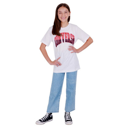 Converse Kids Splice Tshirt, White, 13-15Y