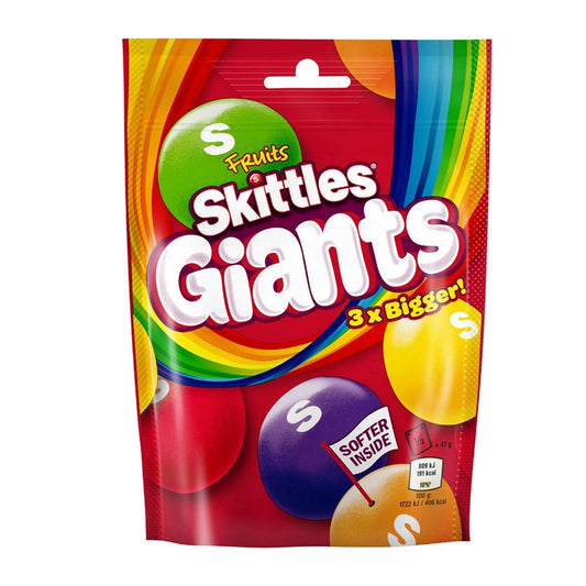 Skittles Fruit Giants Pouch, 141g