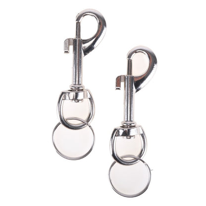 Snap Hooks w/ Ring, 2pk