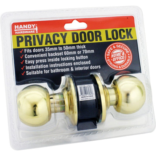 Privacy Door Lock, Gold