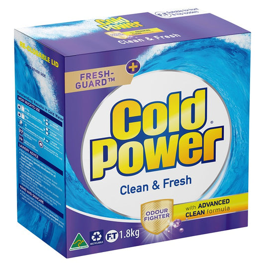 Cold Power Laundry Powder Clean Fresh, 1.8kg