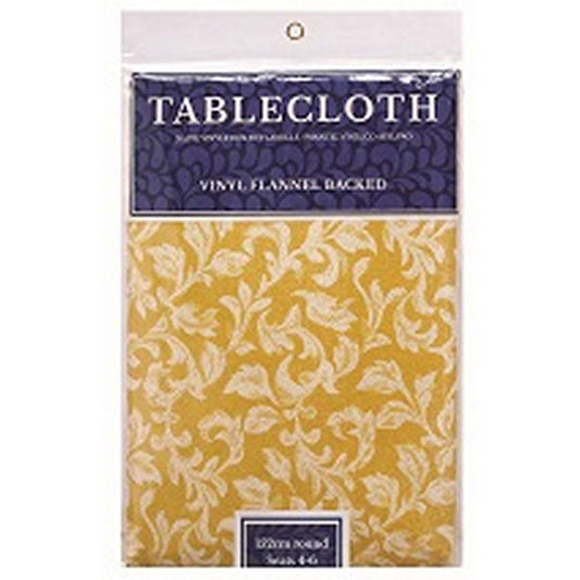 Vinyl Tablecloth Round, 152cm, Asstd