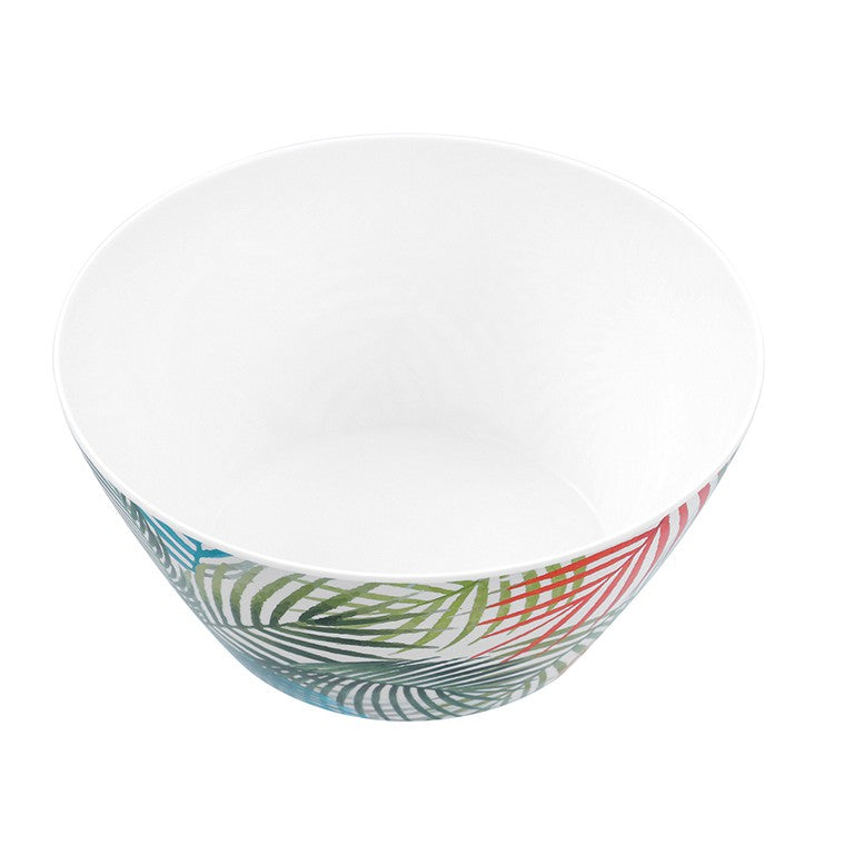 L&L Summer Dine Melamine Salad Bowl, 25cm