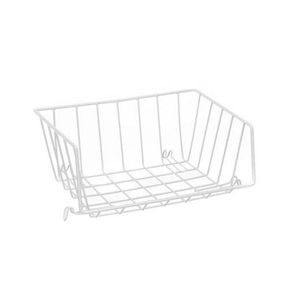 Wire Stackable Storage Basket, 29x22x12cm, 2 Asstd Colours