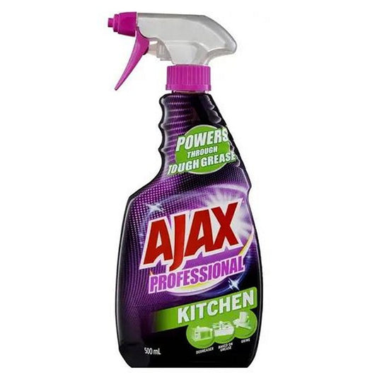 Ajax Spray n' Wipe Professional Kitchen Power Degreaser, 500ml
